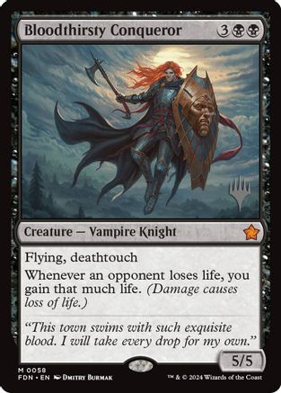 Bloodthirsty Conqueror  [Promo Pack: Edge of Eternities] Foil