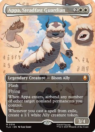 Appa, Steadfast Guardian (Borderless)  [Avatar: The Last Airbender] Foil