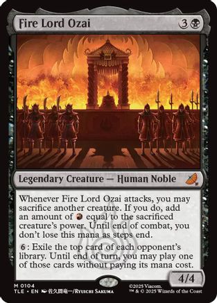 Fire Lord Ozai  [Avatar: The Last Airbender: Eternal-Legal] Foil