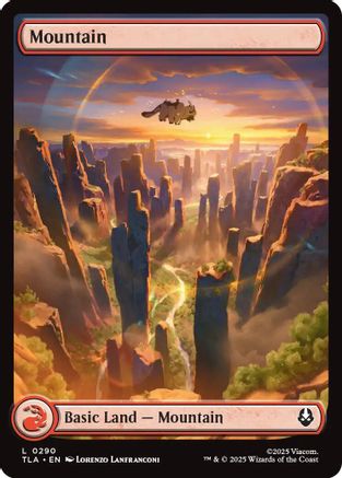Mountain (290)  [Avatar: The Last Airbender] Foil