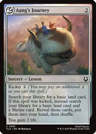 Aang's Journey  [Avatar: The Last Airbender] Foil