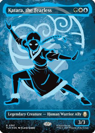 Katara, the Fearless (Borderless Battle Pose)  [Avatar: The Last Airbender] Foil