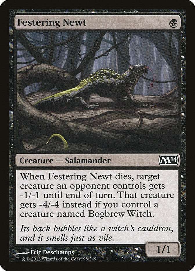 Festering Newt [Magic 2014] Foil
