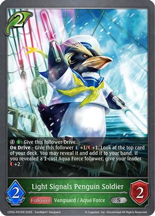 Light Signals Penguin Soldier - P07EN (Foil)