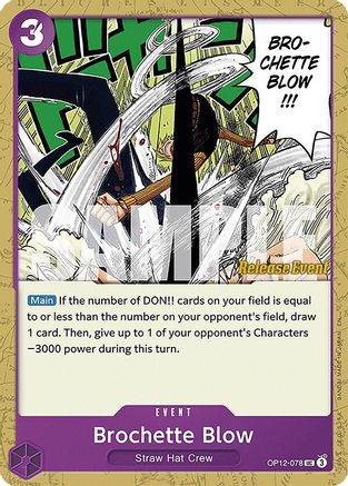 Brochette Blow (OP12-078) - [Legacy of the Master Release Event Cards]