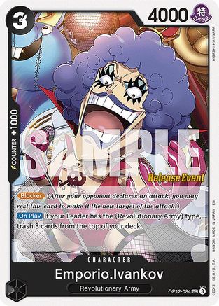 Emporio.Ivankov (084) (OP12-084) - [Legacy of the Master Release Event Cards]