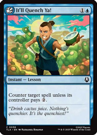 It'll Quench Ya!  [Avatar: The Last Airbender]