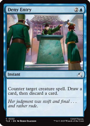 Deny Entry  [Avatar: The Last Airbender: Eternal-Legal] Foil