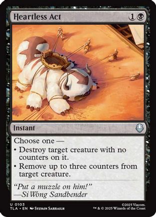 Heartless Act  [Avatar: The Last Airbender] Foil