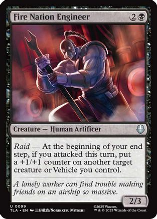 Fire Nation Engineer  [Avatar: The Last Airbender] Foil
