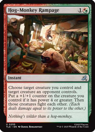 Hog-Monkey Rampage  [Avatar: The Last Airbender: Eternal-Legal] Foil