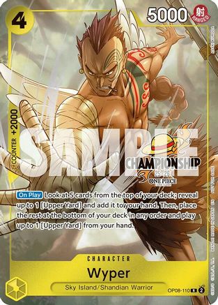 Wyper (CS 25-26 Celebration Pack) (OP08-110) - [One Piece Promotion Cards] Foil