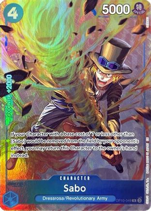 Sabo (Premium Card Collection -Best Selection Vol. 4-) (OP10-049) - [One Piece Promotion Cards] Foil