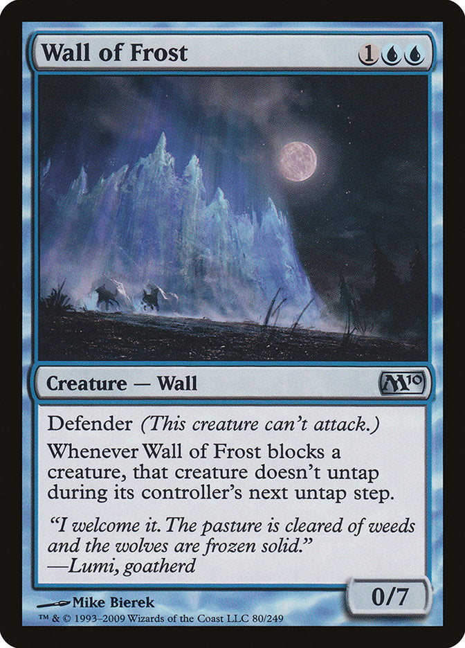 Wall of Frost [Magic 2010] Foil
