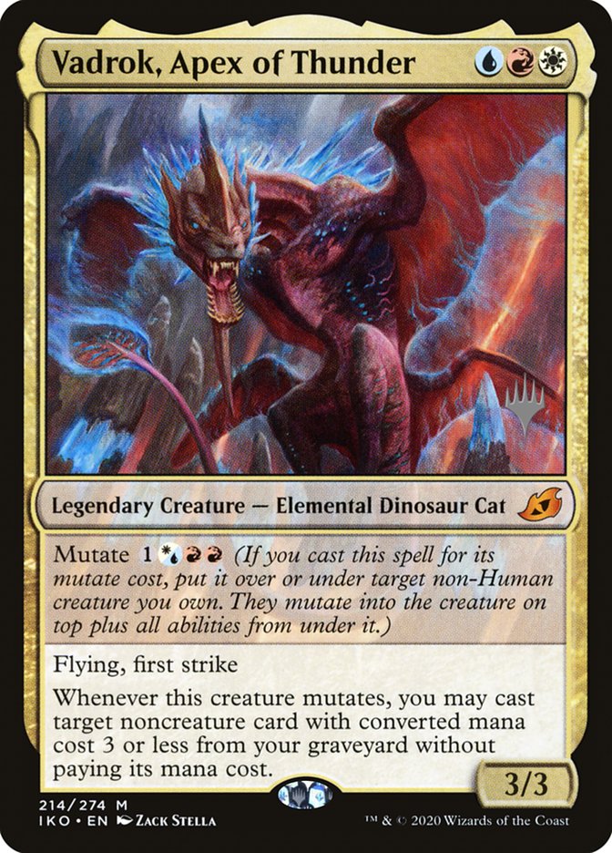 Vadrok, Apex of Thunder (Promo Pack) [Ikoria: Lair of Behemoths Promos] Foil