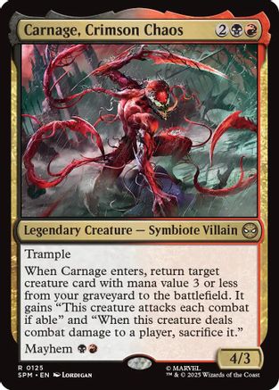 Carnage, Crimson Chaos  [Marvel's Spider-Man] Foil