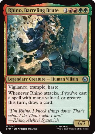 Rhino, Barreling Brute  [Marvel's Spider-Man] Foil