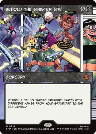 Behold the Sinister Six! (Showcase)  [Marvel's Spider-Man] Foil