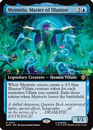 Mysterio, Master of Illusion (Extended Card)  [Marvel's Spider-Man] Foil