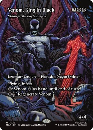 Venom, King in Black - Skithiryx, the Blight Dragon  [Marvel Eternal-Legal] Foil