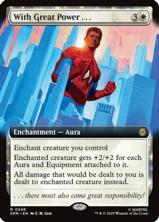 With Great Power... (Extended Art)  [Marvel's Spider-Man] Foil