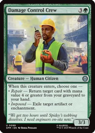 Damage Control Crew  [Marvel's Spider-Man] Foil