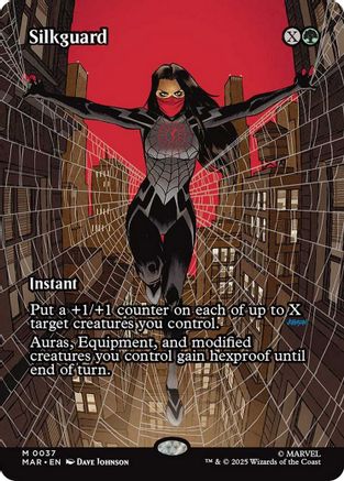 Silkguard (Borderless)  [Marvel Eternal-Legal] Foil