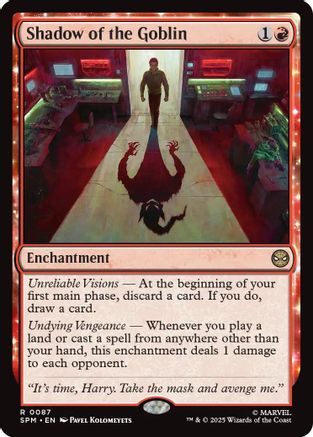 Shadow of the Goblin  [Marvel's Spider-Man] Foil