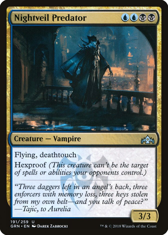 Nightveil Predator [Guilds of Ravnica] Foil