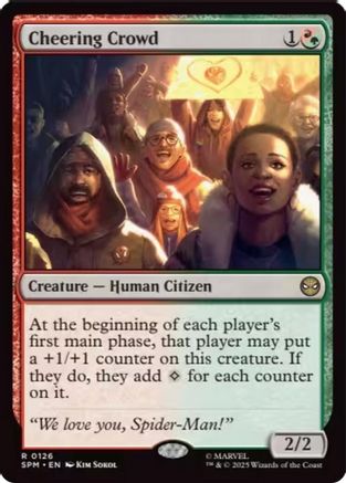 Cheering Crowd  [Marvel's Spider-Man] Foil