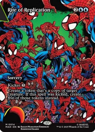 Rite of Replication (Borderless)  [Marvel Eternal-Legal] Foil
