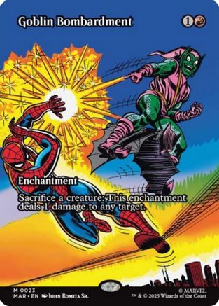 Goblin Bombardment (Borderless)  [Marvel Eternal-Legal]