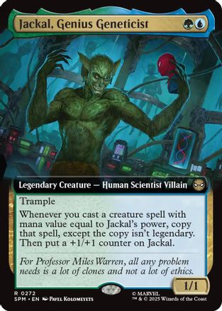 Jackal, Genius Geneticist (Extended Art)  [Marvel's Spider-Man] Foil