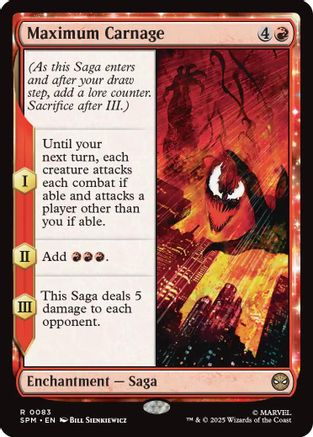 Maximum Carnage  [Marvel's Spider-Man] Foil