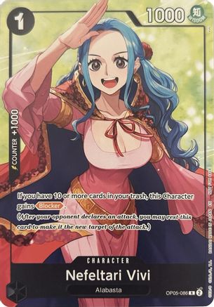 Nefeltari Vivi (Welcome Pack Vol. 2) (OP05-086) - [One Piece Promotion Cards]