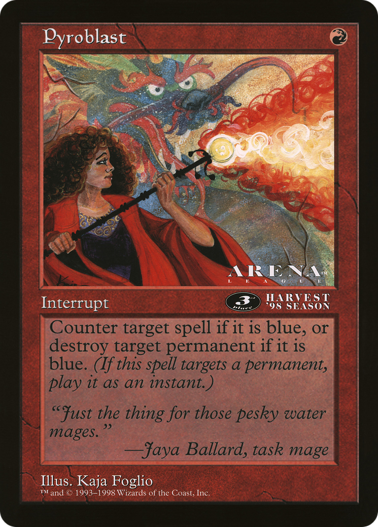 Pyroblast  [Oversized League Prizes]