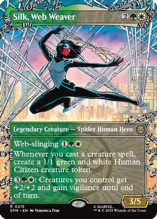 Silk, Web Weaver (Borderless)  [Marvel's Spider-Man] Foil