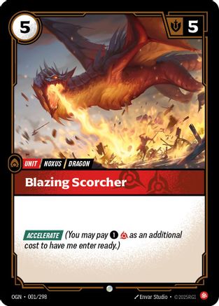 Blazing Scorcher (001/298) - [Origins] Foil