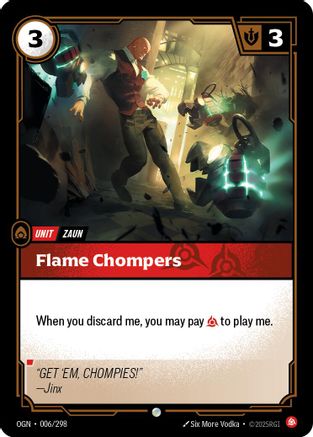 Flame Chompers (006/298) - Riftbound - [Origins Foil]