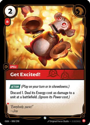 Get Excited! (008/298) - Riftbound - [Origins] Foil