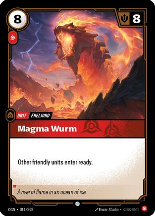 Magma Wurm (011/298) - Riftbound - [Origins] Foil