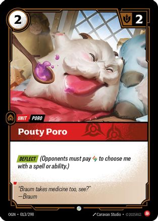 Pouty Poro (013/298) - Riftbound - [Origins] Foil