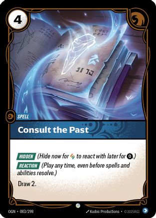 Consult the Past (083/298) - Riftbound - [Origins] Foil