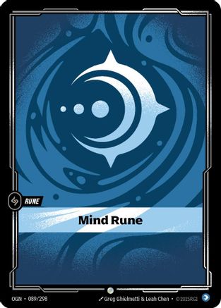 Mind Rune (089/298) - Riftbound - [Origins] Foil