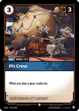 Pit Crew (091/298) - Riftbound - [Origins]