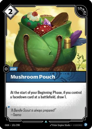 Mushroom Pouch (101/298) - Riftbound - [Origins] Foil