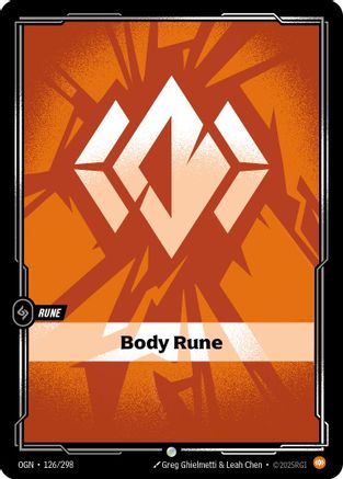 Body Rune (126/298) - Riftbound - [Origins]