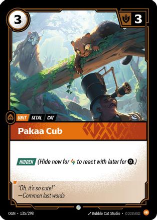 Pakaa Cub (135/298) - Riftbound - [Origins] Foil