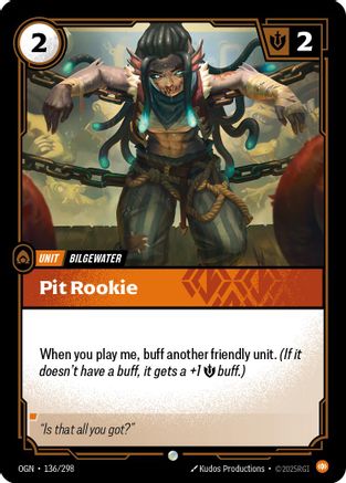 Pit Rookie (136/298) - Riftbound - [Origins] Foil