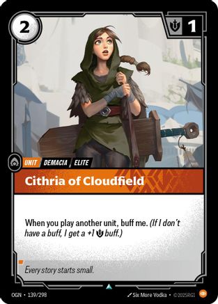 Cithria of Cloudfield (139/298) - Riftbound - [Origins] Foil